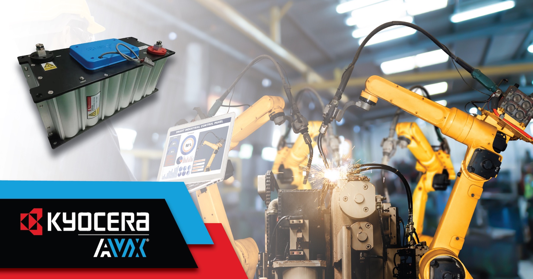 KYOCERA AVX Releases New SCM Series Series-Connected Supercapacitor Modules